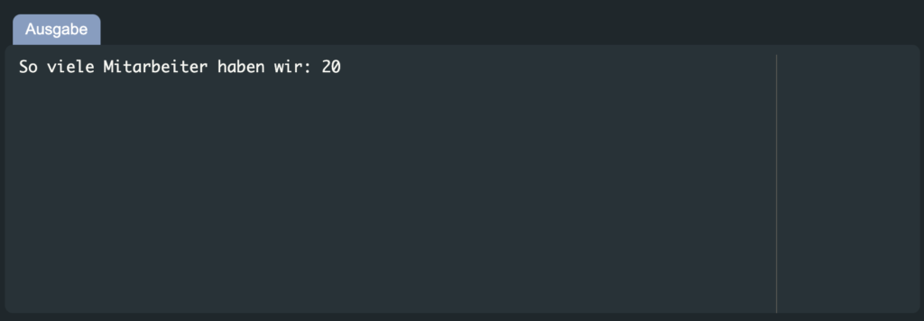 An vielen Stellen lohnt es sich jedoch Konstanten anstelle von statischen Variablen zu verwenden!