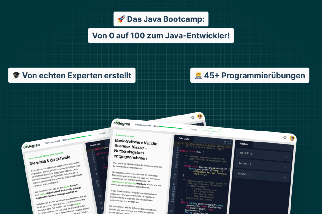 Java Kurs: Gekonnt Java programmieren lernen!